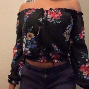 Adjustable off the shoulder top
